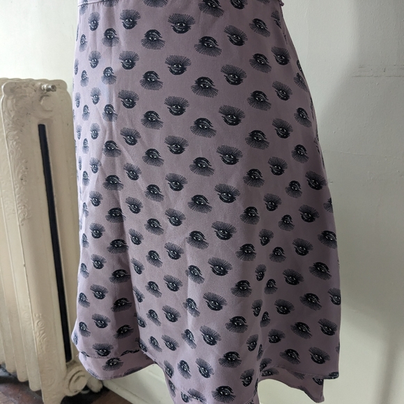 Rachel Comey Evil Eye Purple Silk Skirt xs witchy - Picture 7 of 8